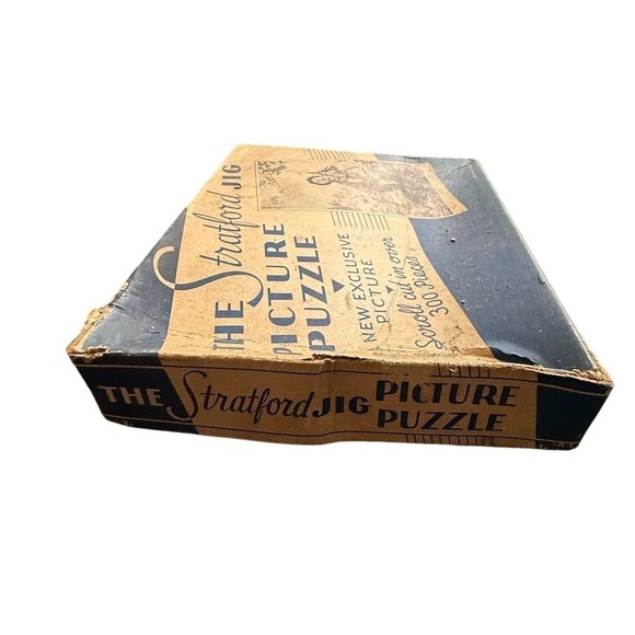 Vintage Stratford Jig Picture Puzzle by Ceaco‎ 1940's "This or those" - Picture 9 of 9